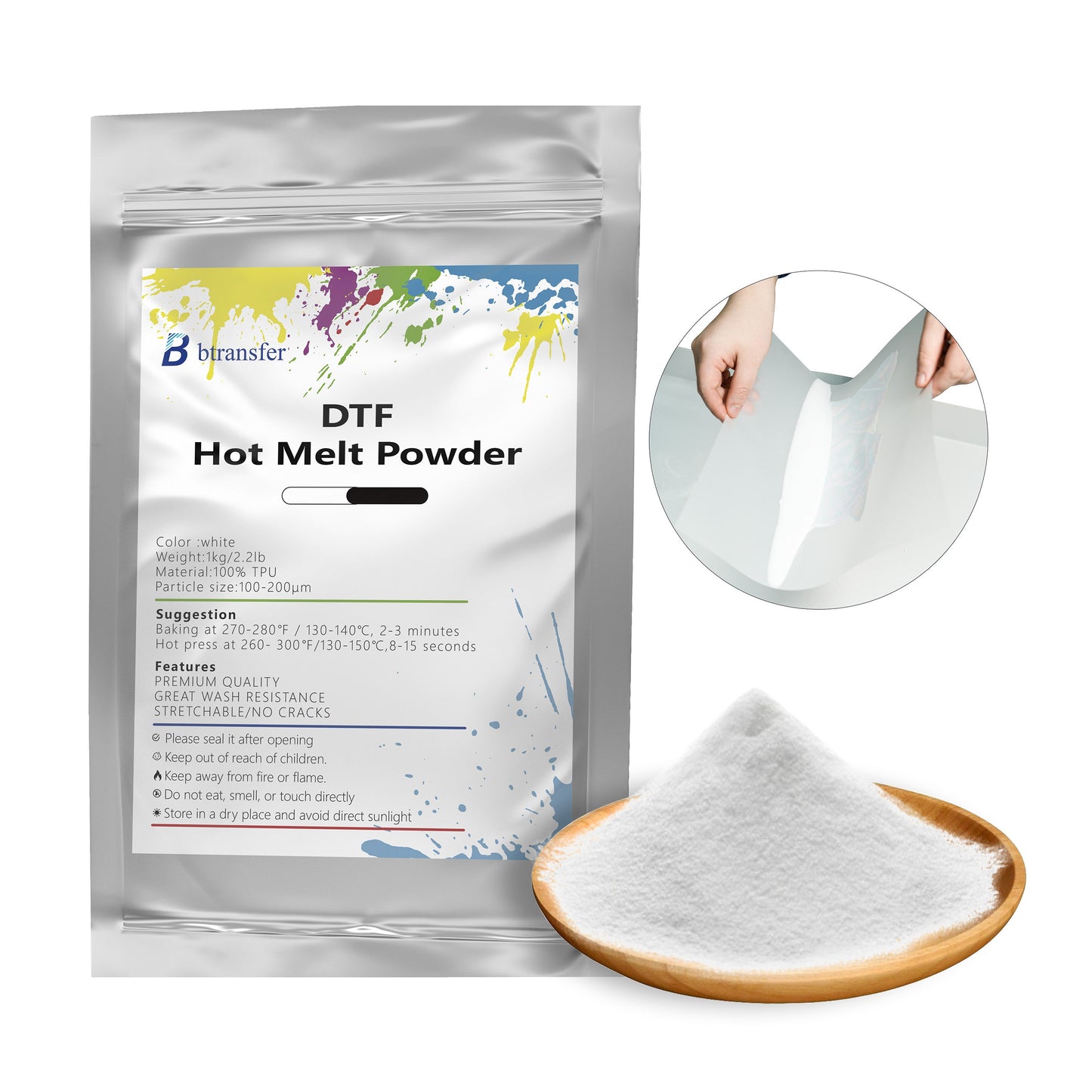 Btransfer DTF Powder,1000g