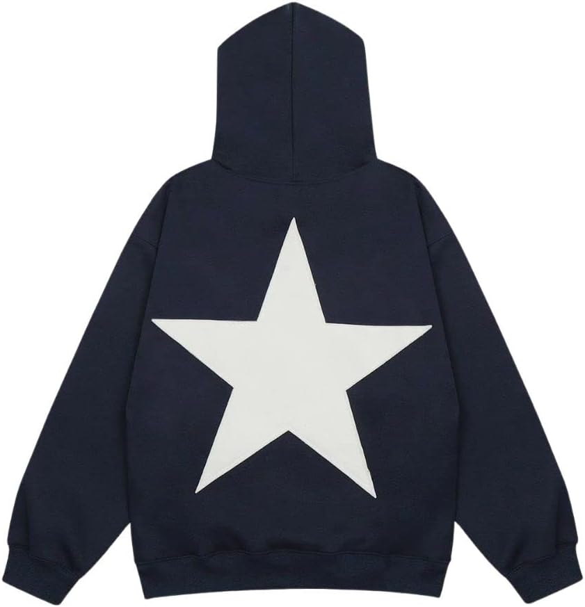 Star Y2k Hoodie Graphic Hoodies Crewneck Sweatshirt