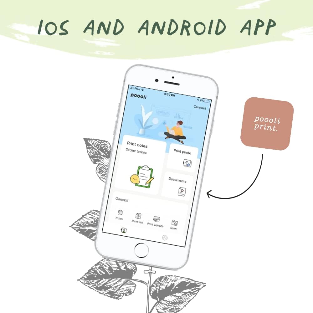 Mini Portable Thermal Photo Printer For Ios/Android DIY Journal - Colorsprinter