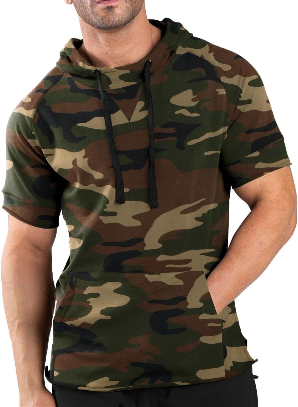 Blank Custom Wholesale Women Men Short Hoodie Pullover Sweatshirt - Colorsprinter