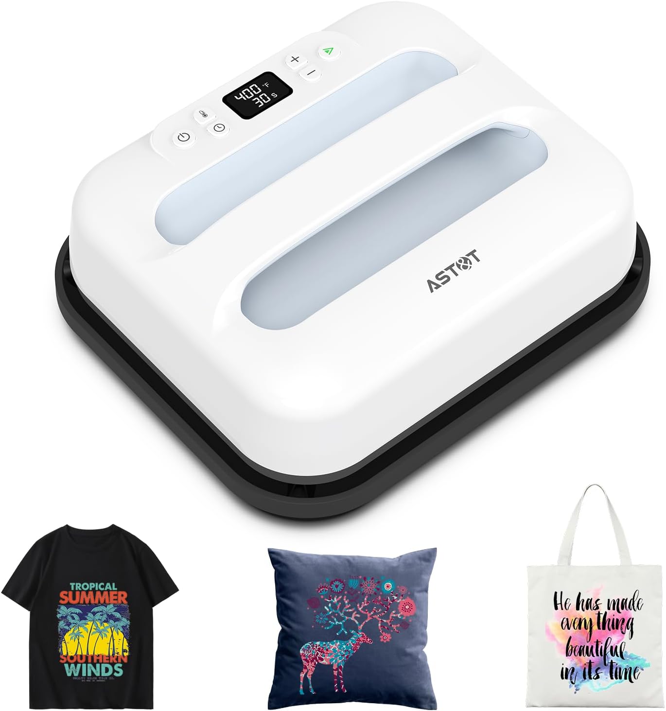 12x10 Portable Heat Press Machine Iron Press For Tshirt Hats Bags