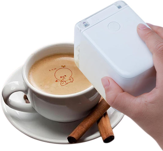 Portable Mini Handheld Food Edible Printer For Cake Coffee Diy Decor - Colorsprinter