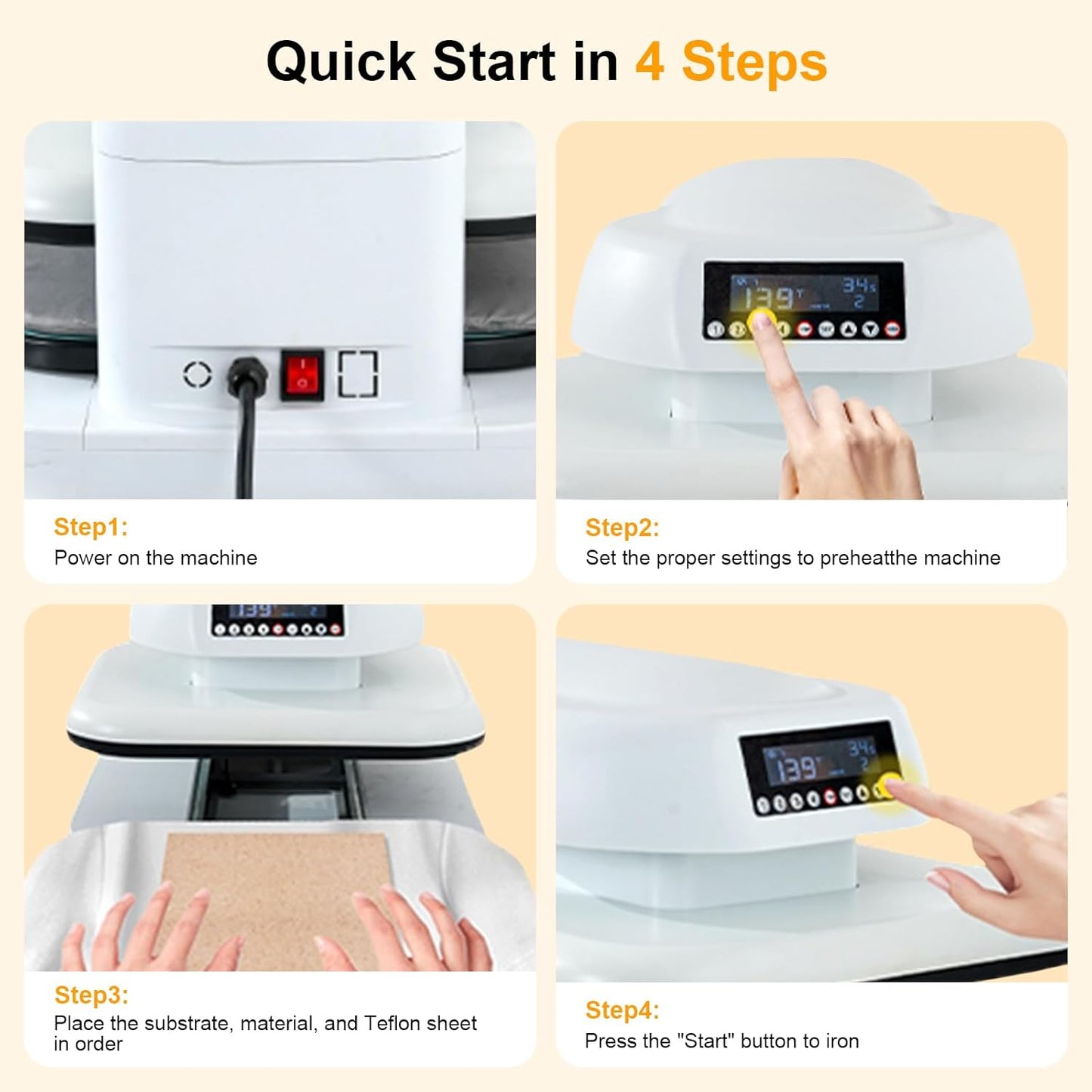 Auto Heat Press Heat Press Machine for T Shirts