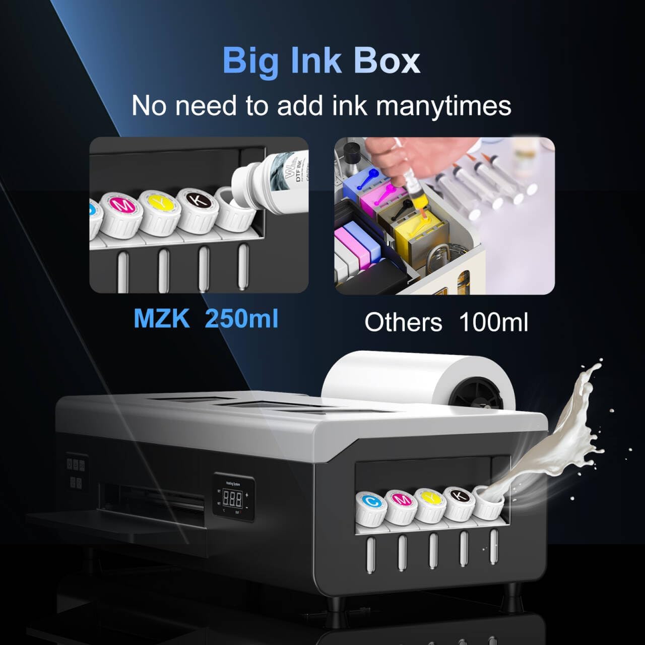 A4 L805 Cheapest DTF Printer, Auto-Clean, White Stirring, T-Shirt DIY - Colorsprinter