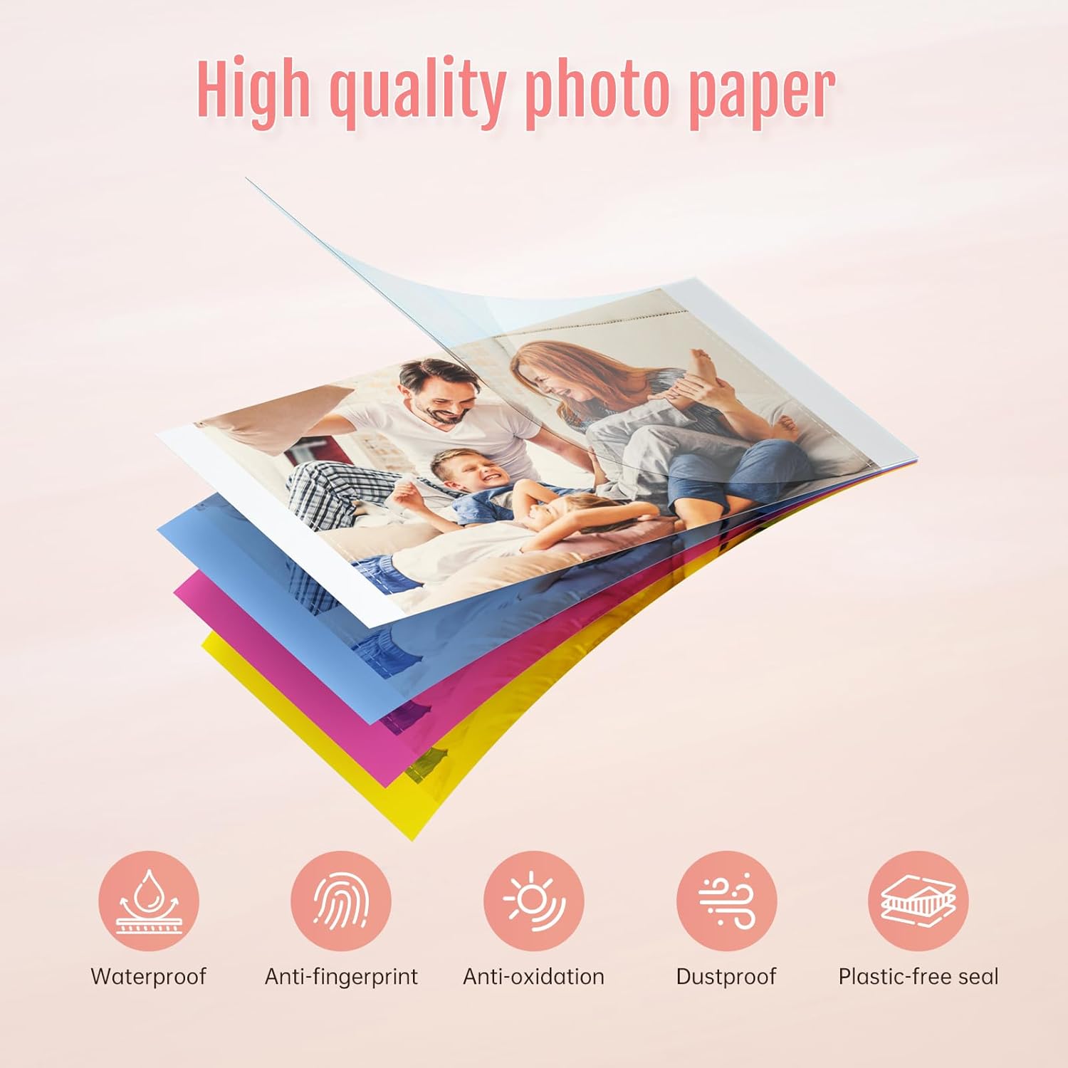 4X 6 Photo Paper 54 Sheets with Ribbons Color Ink - Colorsprinter