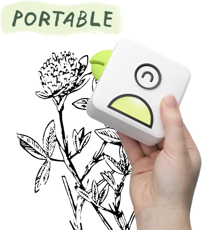 Mini Portable Thermal Photo Printer For Ios/Android DIY Journal - Colorsprinter