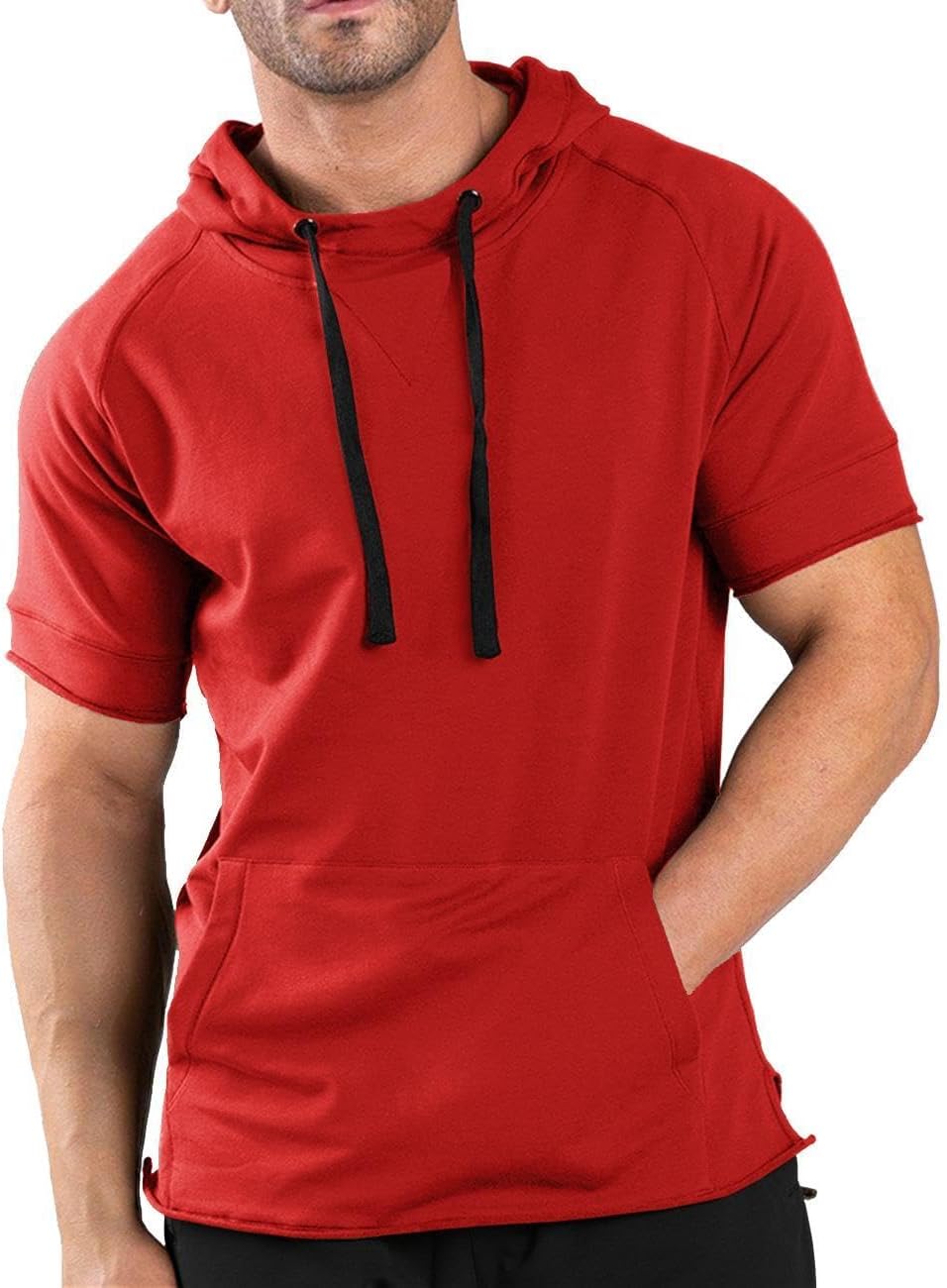 Blank Custom Wholesale Women Men Short Hoodie Pullover Sweatshirt - Colorsprinter