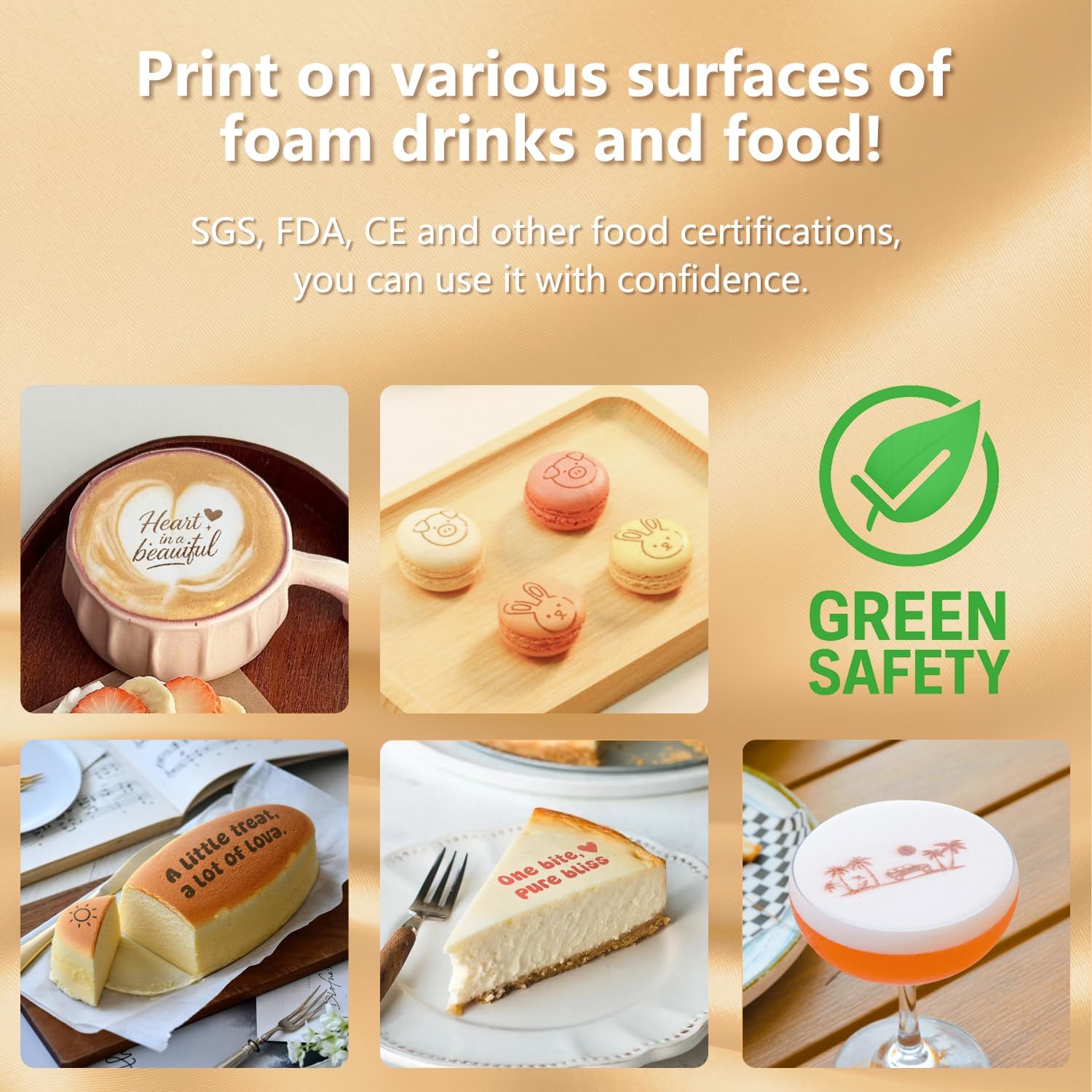 Portable Art 3d Edible Printer Food Pen For Cake Cookie DIY Patterns - Colorsprinter