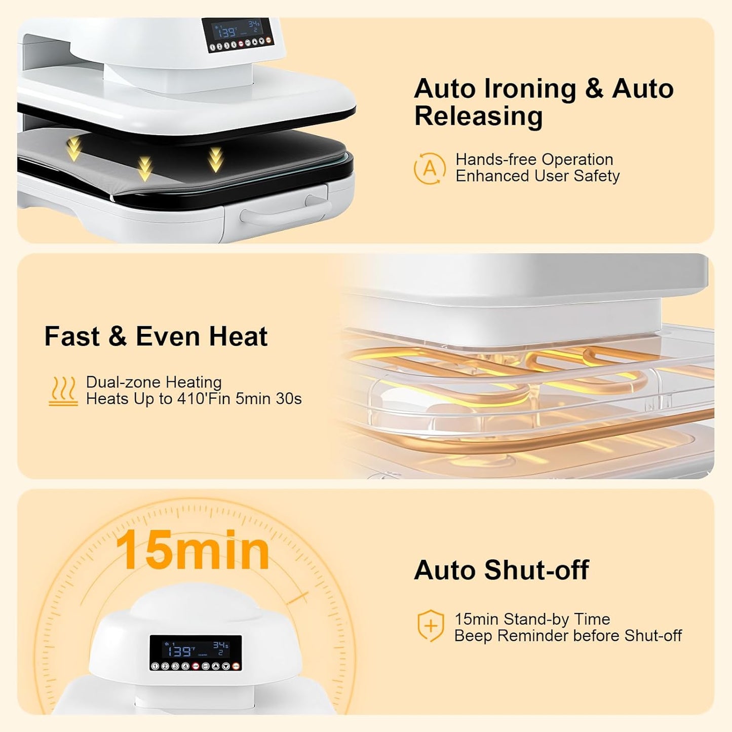 Auto Heat Press Heat Press Machine for T Shirts