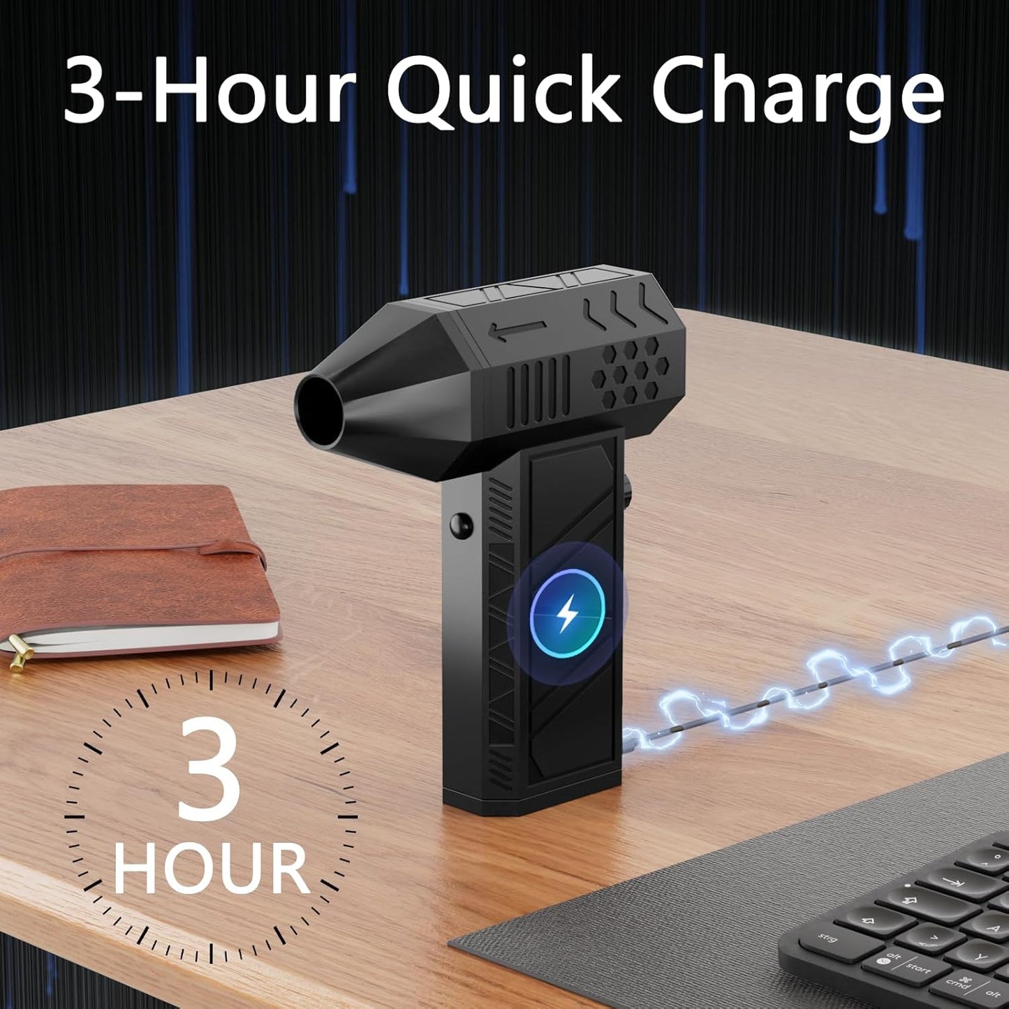 Super Powerful Mini Air Duster Blower Gun For Printer Cleaning
