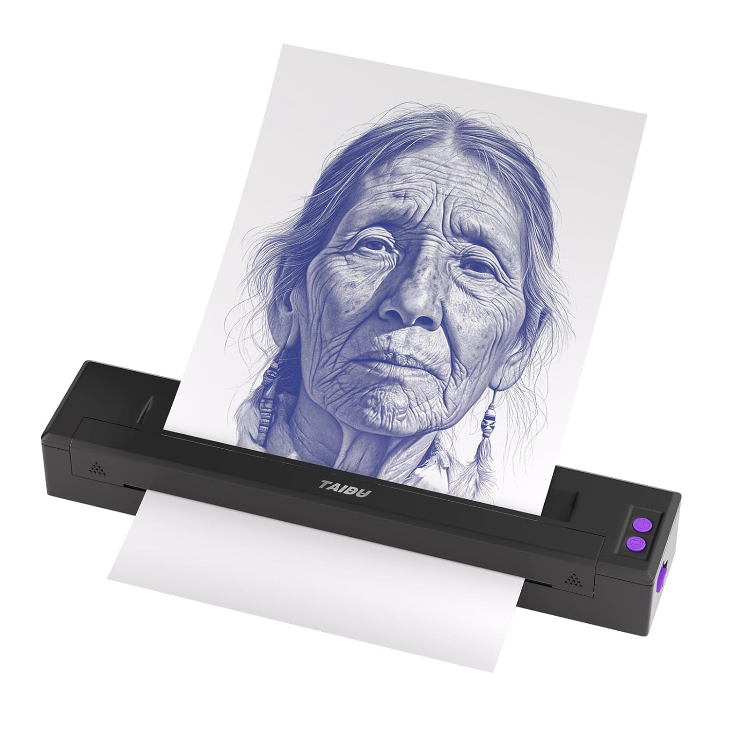 Portable Mini Inkless A4 Tattoo Thermal Printer, iOS/Android/PC - Colorsprinter