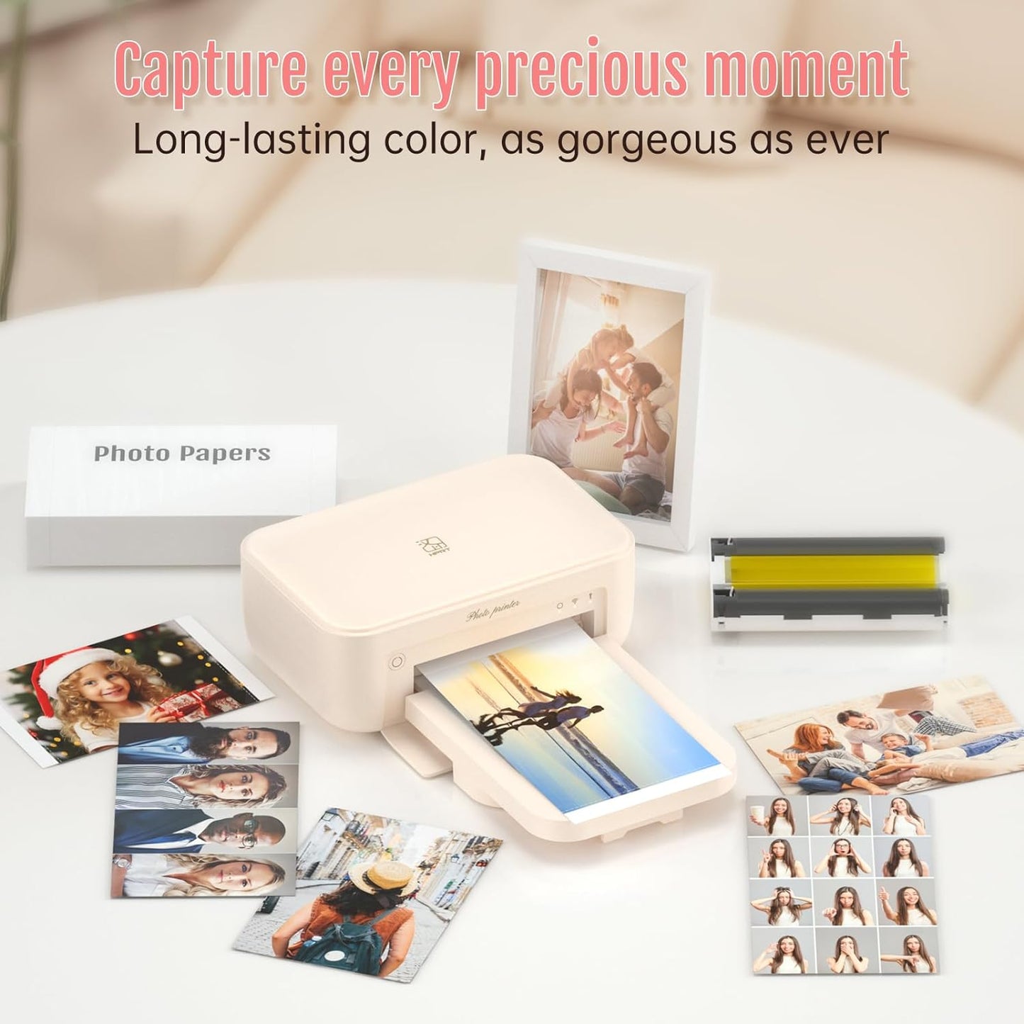 4X 6 Photo Paper 54 Sheets with Ribbons Color Ink - Colorsprinter