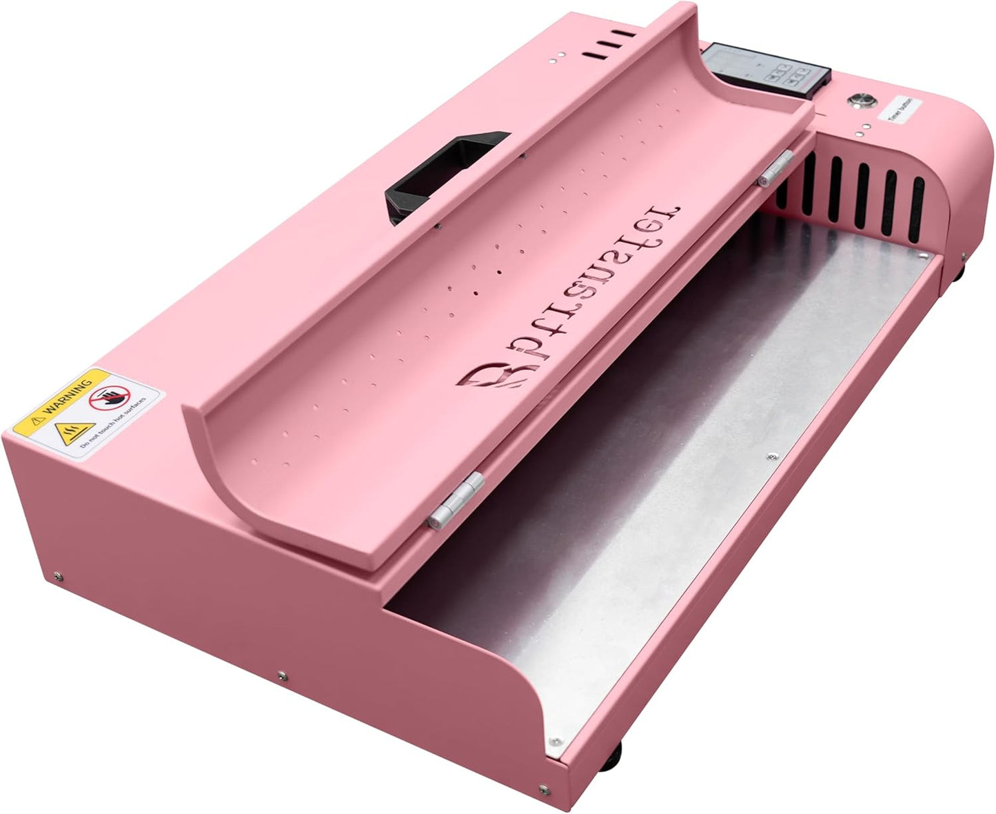 A3+ Pink DTF Curing Oven Dryer with Time Temperature Control