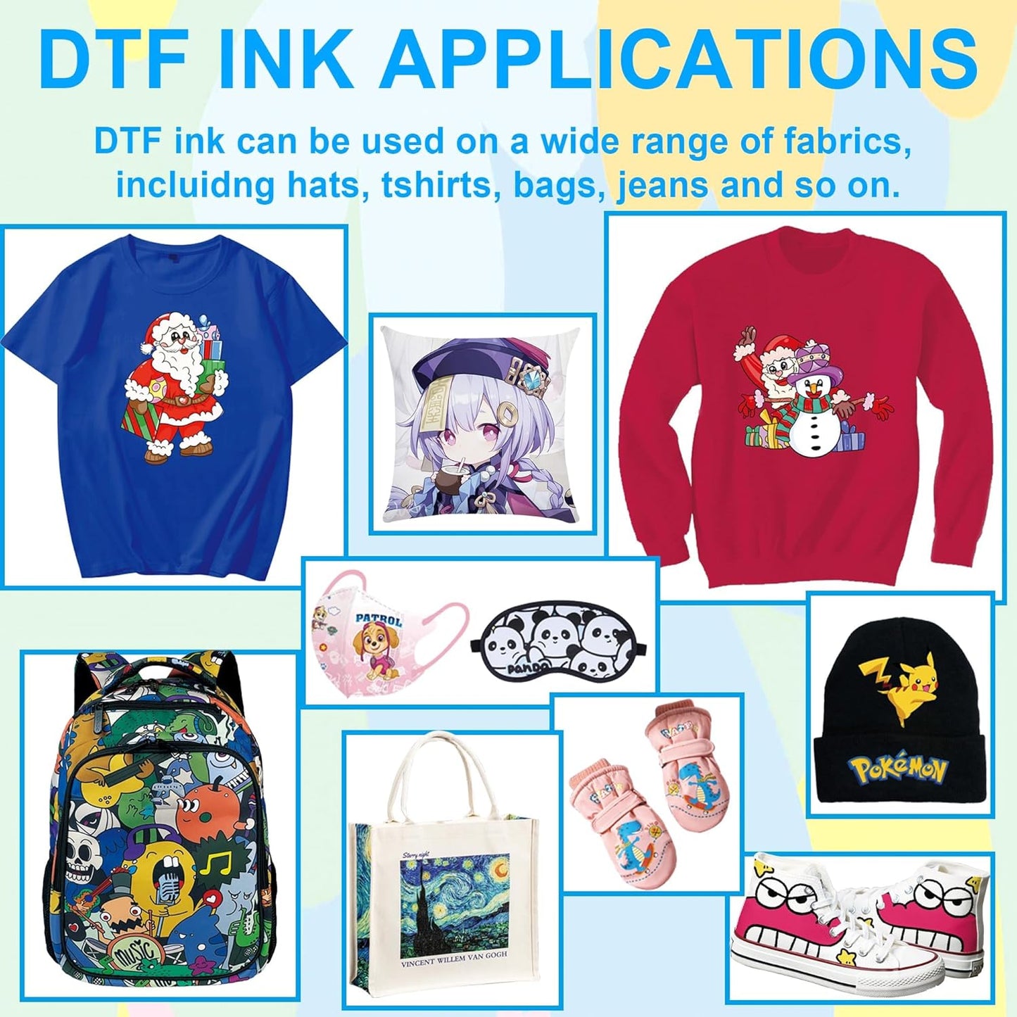 Lancelot DTF White Ink 1000ml×4 for I3200/XP600/I1600