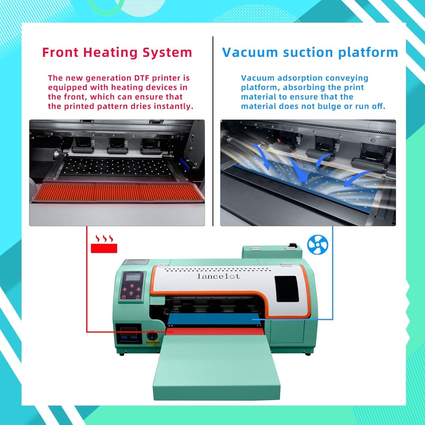 Green XP600 A3 DTF Printer T Shirt Printing Machine Starter Kit