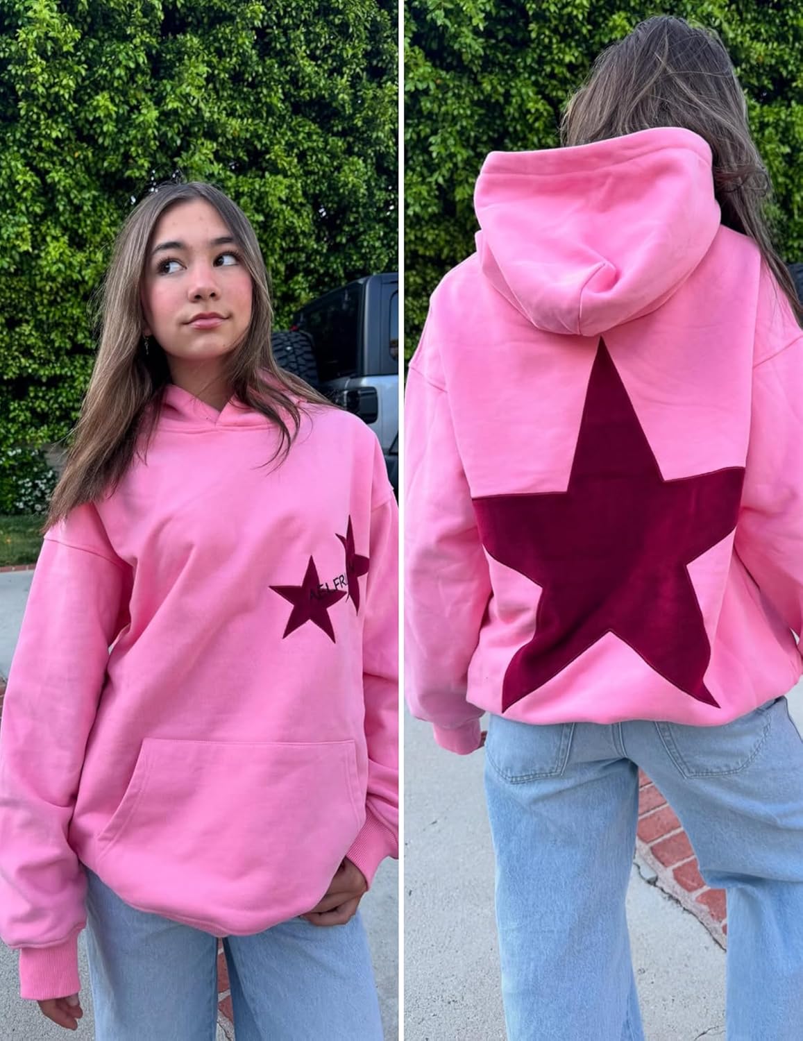 Star Y2k Hoodie Graphic Hoodies Crewneck Sweatshirt
