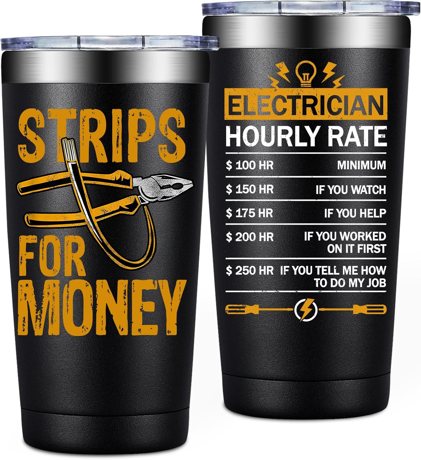 20oz Strips For Money Tumbler Tea Beer Cup Funny Coffee Mug Gift
