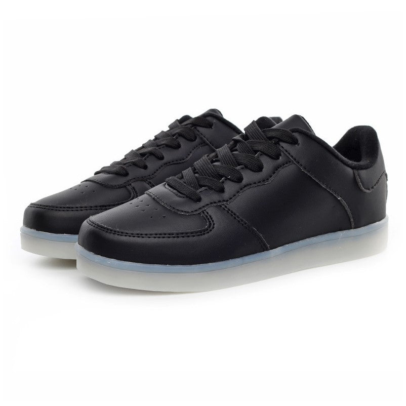 Zapatillas deportivas unisex para niños con luces LED y carga USB