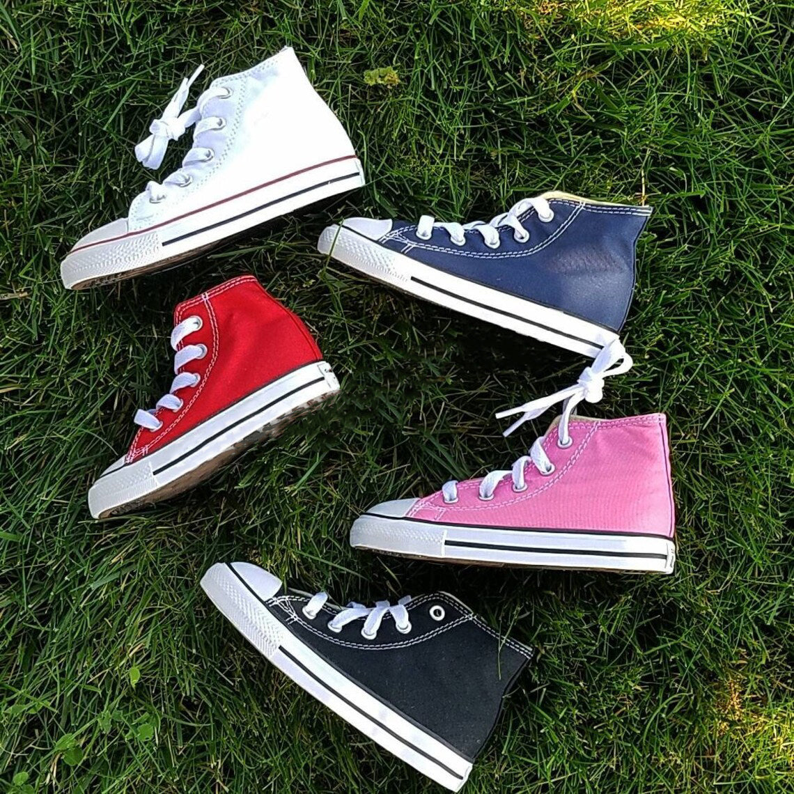 Blank Custom Personalized High Top Canvas Shoes Sports Sneakers Gifts