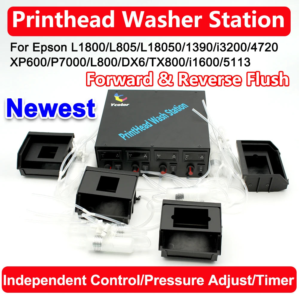 Print Head Cleaner DTF Cleaning Machine Washer Station Kit L1800 L805