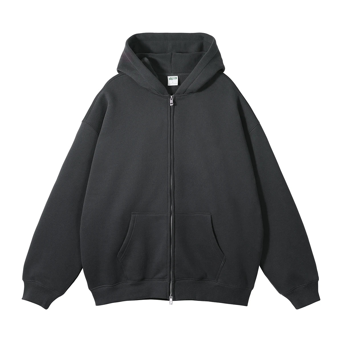 Custom Unisex Women Men Blank Cotton Zip Up Wholesale Fleece Hoodie