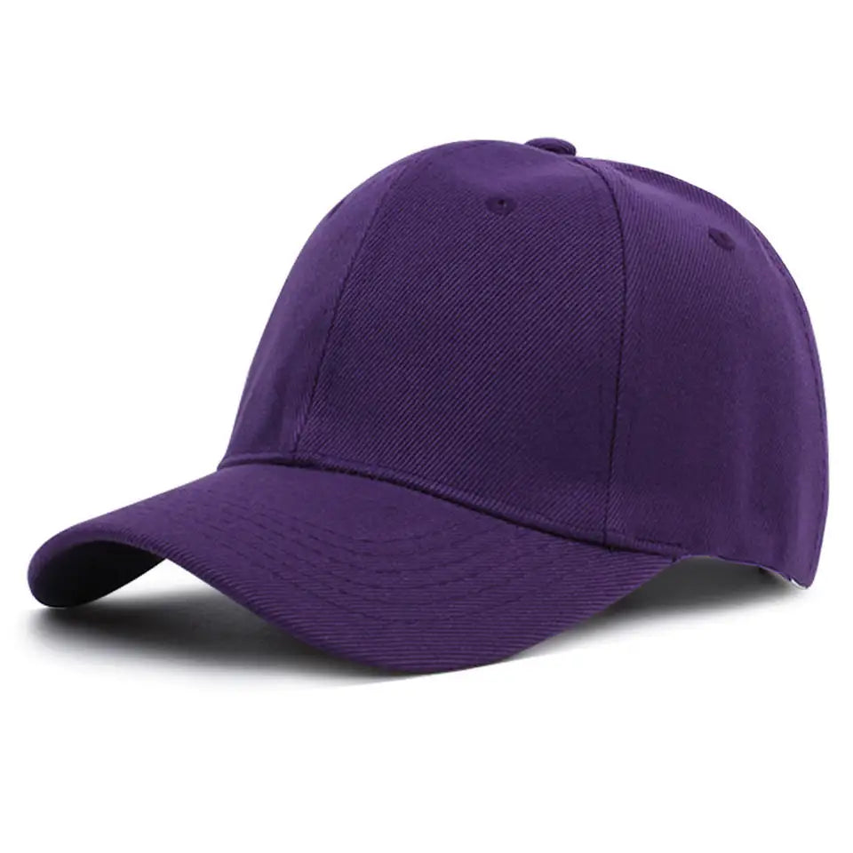 Custom Wholesale Adjustable Baseball Cap Blank Trucker Hats Purple