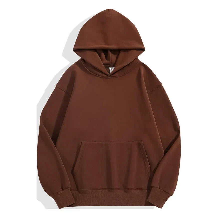 Custom Blank Wholesale 500 gsm Cotton Hoodies Men Pullover Sweatshirts Color 8