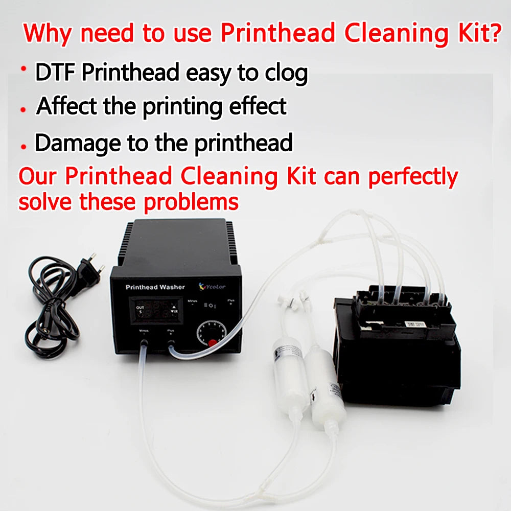 Print Head Cleaner DTF Cleaning Machine For L1800 L805 XP600 i3200