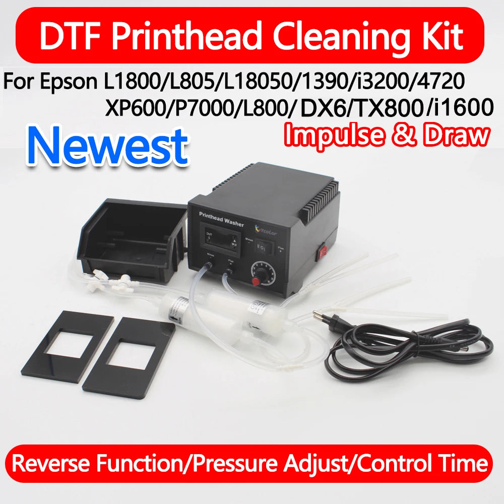 Print Head Cleaner DTF Cleaning Machine For L1800 L805 XP600 i3200