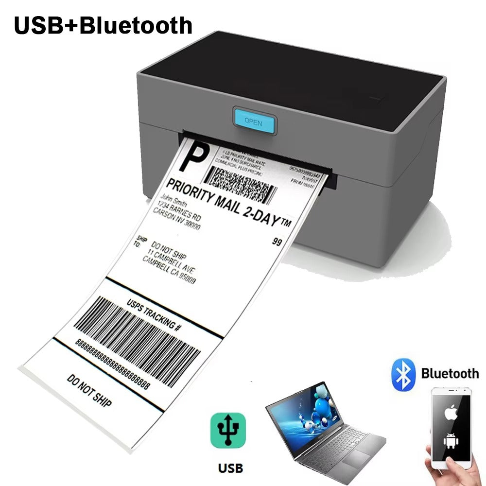 Wireless 4x6 Bluetooth Thermal Label Printer For Small Business - Colorsprinter
