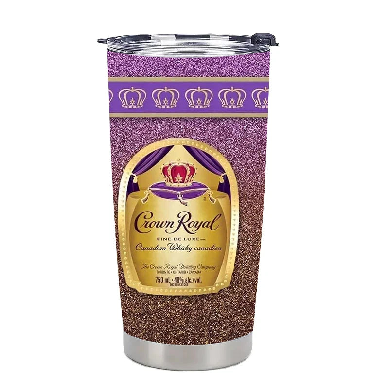 20oz Royal Crown Canadian Whisky Style Tumbler Funny Coffee Mug Gift 20oz type 3