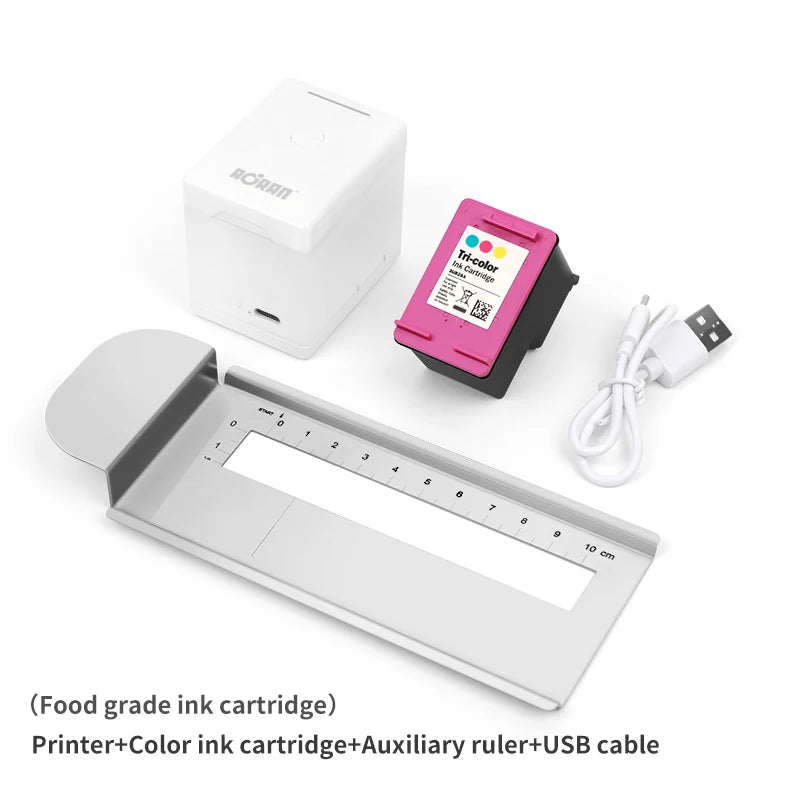 Portable Mini Wifi Handheld Edible Printer For DIY Coffee Bread Food - Colorsprinter