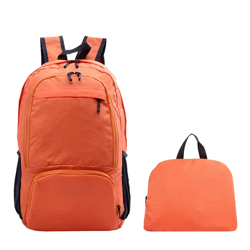 Blank Custom Waterproof Outdoor Lightweight Foldable Hiking Backpack