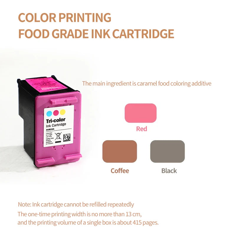 Portable Mini Wifi Handheld Edible Printer For DIY Coffee Bread Food - Colorsprinter