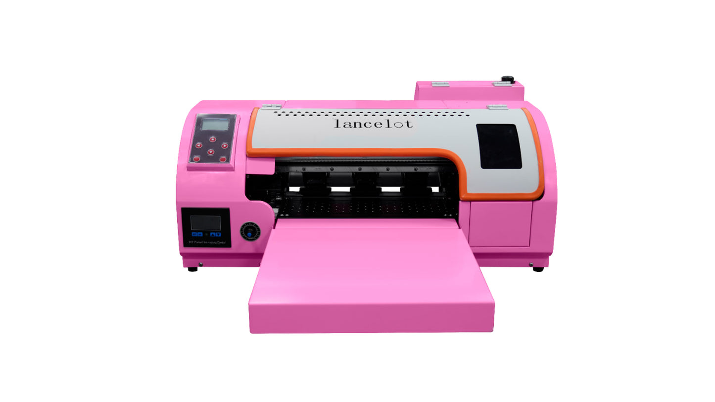 XP600 A3 Pink DTF Printer Bundle Printing Machine T Shirt Making Kit