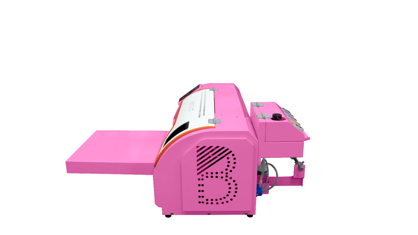 XP600 A3 Pink DTF Printer Bundle Printing Machine T Shirt Making Kit