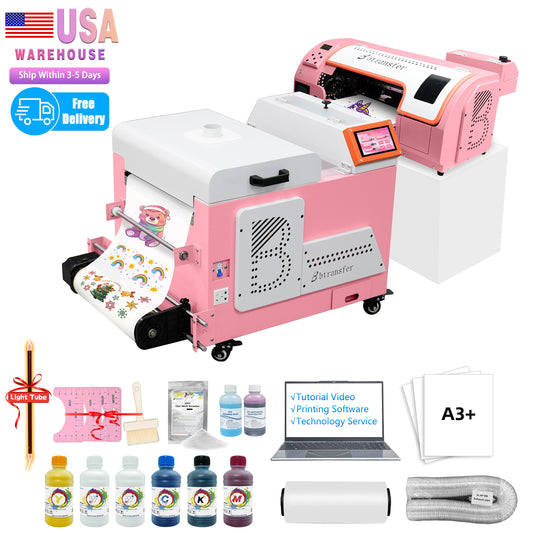 M1630 Pro A3 Pink DTF Printer With Powder Shaker