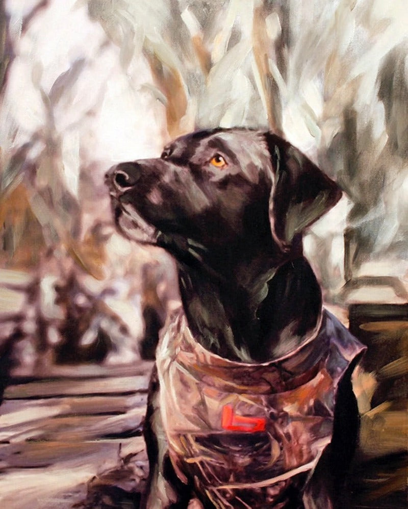 Personalized Dog Portrait Oil Painting Funny Canvas Photo Gifts