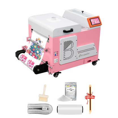 Btransfer 13" Pink DTF Oven Powder Shaker Heater for T-Shirt Rolls
