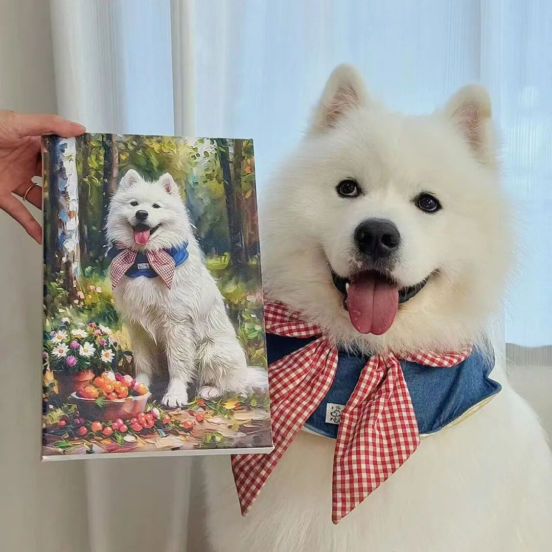 Personalized Dog Portrait Oil Painting Funny Dog Mom Gifts