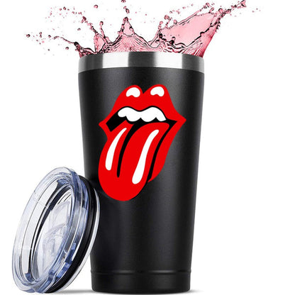 Rolling Stone Coffee Mug 20 OZ Stainless Steel Tumbler Beer Cup Gift