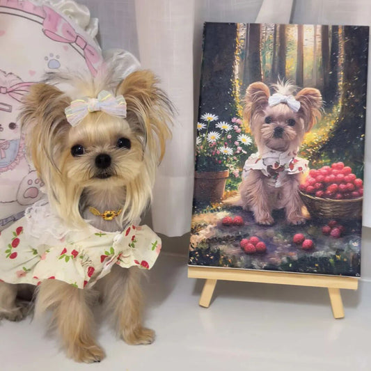 Custom Dog Portrait Oil Painting Funny Personalized Dog Gifts