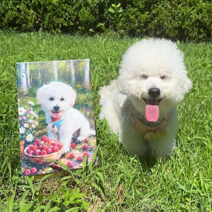 Personalized Dog Portrait Oil Painting Funny Best Gifts For Dogs