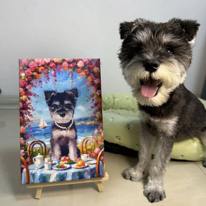 Personalized Dog Portrait Oil Painting Funny Best Dog Gifts