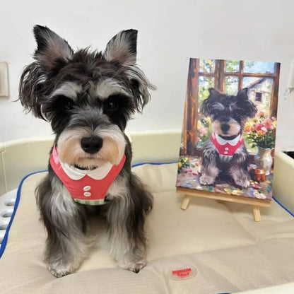 Personalized Dog Portrait Oil Painting Funny Best Dog Gifts