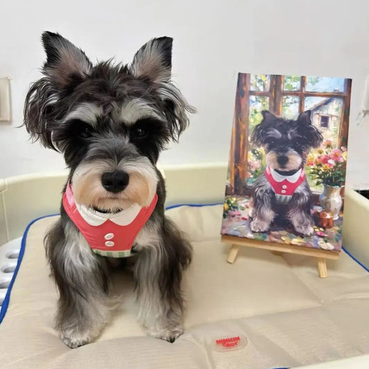 Personalized Dog Portrait Oil Painting Funny Best Dog Gifts