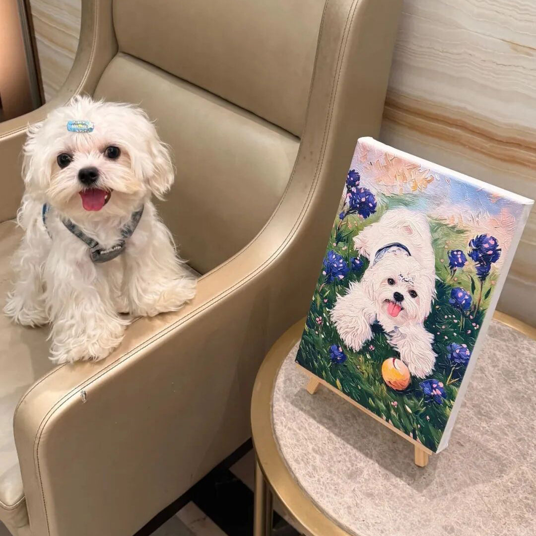 Personalized Dog Portrait Oil Painting Funny Best Gifts For Dogs