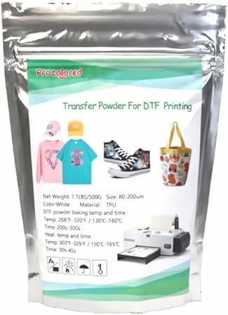 Procolored DTF Powder Hot Melt Adhesive Powder