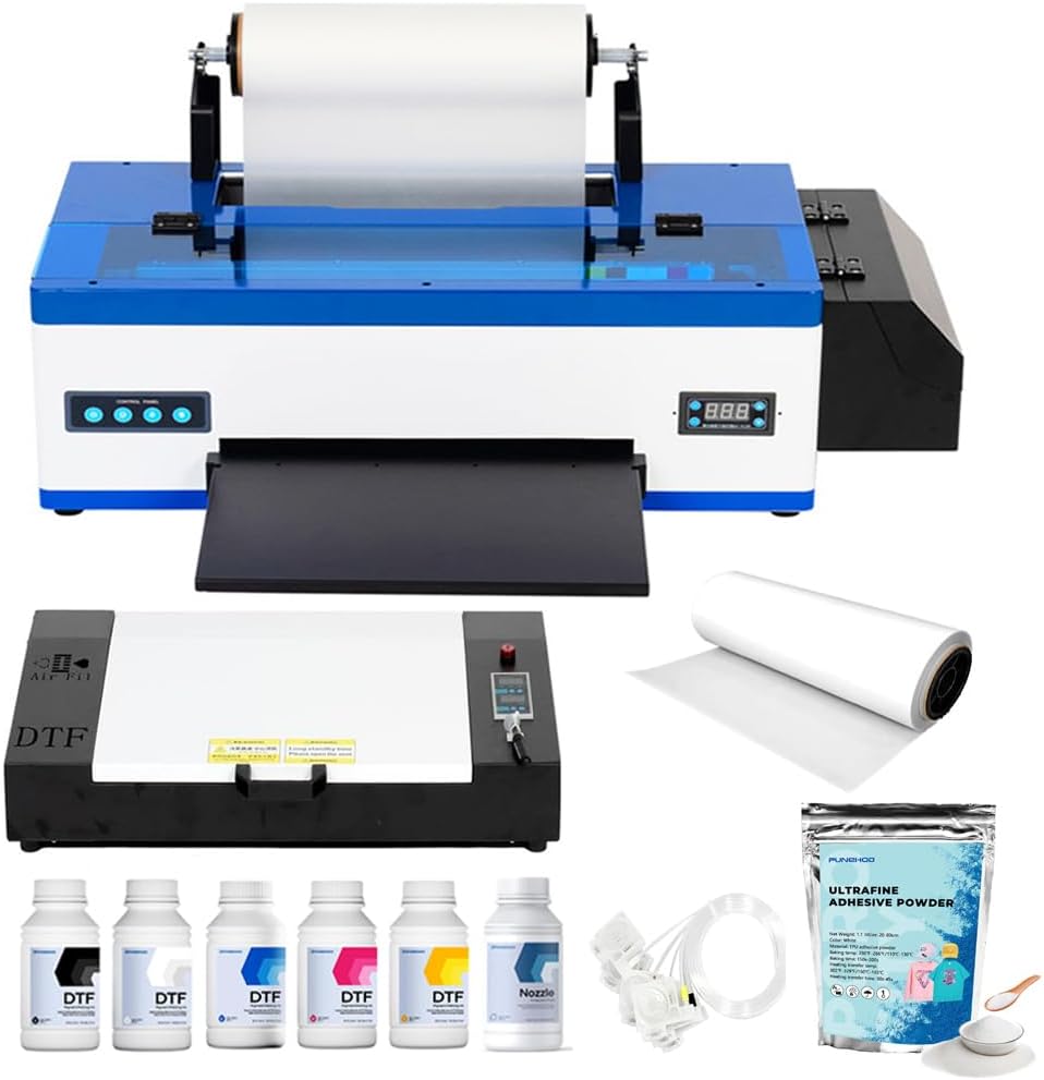 PUNEHOD R1390 A3 DTF Printer Bundles For Small Bussiness Beginners A3 Printer with oven