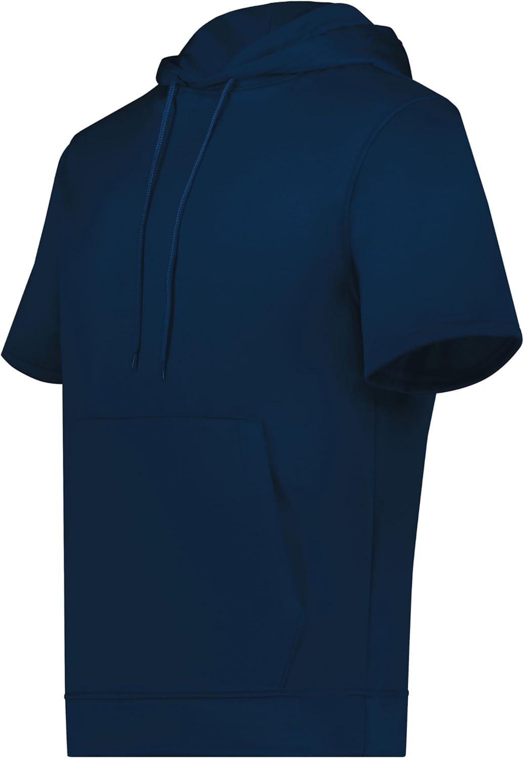 Blank Custom Men's Wicking Fleece Short Sleeve Hoodie Pullover - Colorsprinter